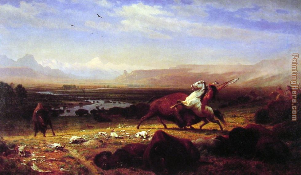 Albert Bierstadt The Last of the Buffalo
